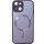 Чохол TPU+Glass Sapphire Midnight with MagSafe для Apple iPhone 15 Plus (6.7") Фіолетовий / Deep Purple
