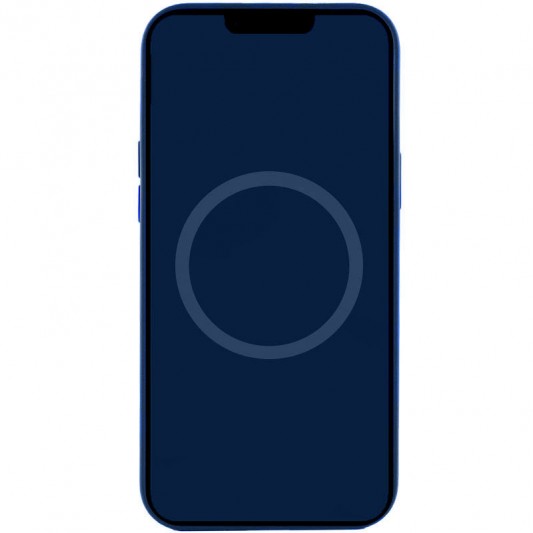 Чехол Silicone case (AAA) with Magsafe and Animation для Apple iPhone 15 Plus (6.7") Синий / Storm Blue - изображение 2