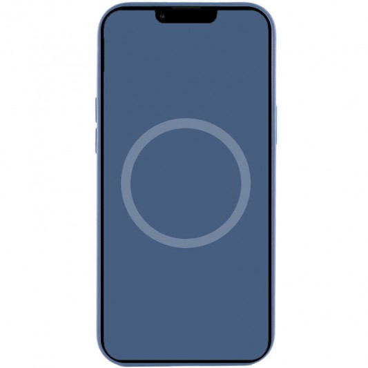 Чехол Silicone case (AAA) with Magsafe and Animation для Apple iPhone 15 Plus (6.7") Синий / Winter blue - изображение 2