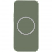 Чехол Silicone case (AAA) full with Magsafe and Animation для Apple iPhone 15 Plus (6.7"), Зеленый / Cypress