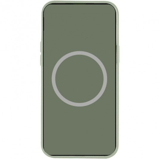 Чехол Silicone case (AAA) full with Magsafe and Animation для Apple iPhone 15 Plus (6.7"), Зеленый / Cypress - изображение 2