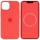 Чехол Silicone case (AAA) with Magsafe and Animation для Apple iPhone 15 Plus (6.7") Красный / Guava