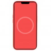 Чехол Silicone case (AAA) full with Magsafe and Animation для Apple iPhone 15 Plus (6.7"), Красный / Guava