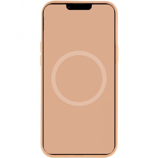 Чехол Silicone case (AAA) with Magsafe and Animation для Apple iPhone 15 Plus (6.7") Оранжевый / Orange Sorbet - изображение 2