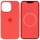 Чехол Silicone case (AAA) with Magsafe and Animation для Apple iPhone 15 Pro (6.1") Красный / Guava