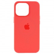 Чехол Silicone case (AAA) full with Magsafe and Animation для Apple iPhone 15 Pro (6.1"), Красный / Guava