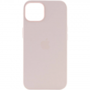 Чехол Silicone case (AAA) full with Magsafe and Animation для Apple iPhone 15 Pro (6.1"), Розовый / Light pink