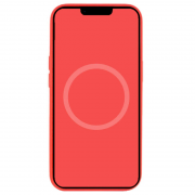 Чохол Silicone case (AAA) full with Magsafe and Animation для Apple iPhone 15 Pro Max (6.7"), Червоний / Guava