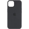 Чохол Silicone case (AAA) full with Magsafe and Animation для Apple iPhone 15 Pro Max (6.7"), Чорний / Black