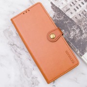 Кожаный чехол книжка GETMAN Gallant (PU) для Samsung Galaxy A31, Коричневый