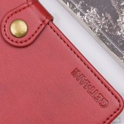 Кожаный чехол книжка GETMAN Gallant (PU) для Samsung Galaxy A31, Красный