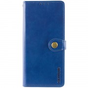 Кожаный чехол книжка GETMAN Gallant (PU) для Samsung Galaxy A31, Синий