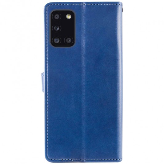 Шкіряний чохол книжка GETMAN Gallant (PU) для Samsung Galaxy A31, Синій - зображення 4 