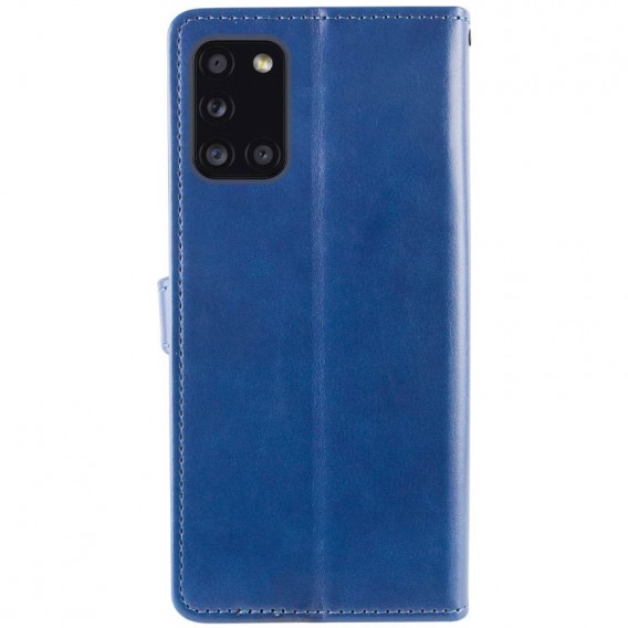 Шкіряний чохол книжка GETMAN Gallant (PU) для Samsung Galaxy A31, Синій