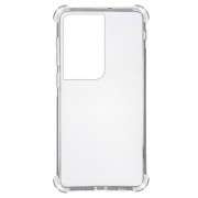 TPU чехол GETMAN Ease logo усиленные углы для Samsung Galaxy S21 Ultra Бесцветный (прозрачный)