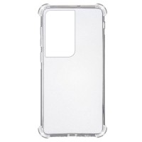 TPU чехол GETMAN Ease logo усиленные углы для Samsung Galaxy S21 Ultra Бесцветный (прозрачный)