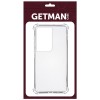TPU чехол GETMAN Ease logo усиленные углы для Samsung Galaxy S21 Ultra, Бесцветный (прозрачный)