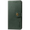 Кожаный чехол книжка GETMAN Gallant (PU) для Xiaomi Redmi Note 10 Pro / 10 Pro Max, Зеленый