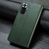 Кожаный чехол книжка GETMAN Gallant (PU) для Xiaomi Redmi Note 10 Pro / 10 Pro Max, Зеленый