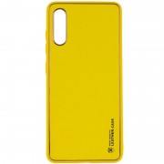 Кожаный чехол Xshield для Samsung Galaxy A50 (A505F) / A50s / A30s, Желтый / Yellow