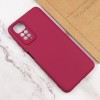 Чехол Silicone Cover Lakshmi Full Camera (A) для Xiaomi Redmi Note 11 Pro 4G/5G / 12 Pro 4G, Бордовый / Marsala