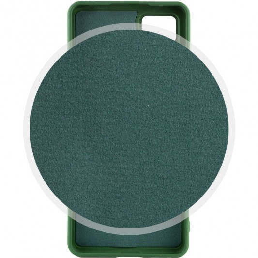 Чохол Silicone Cover Lakshmi Full Camera (A) для Xiaomi Redmi Note 11 Pro 4G/5G / 12 Pro 4G Зелений / Dark green - зображення 2 