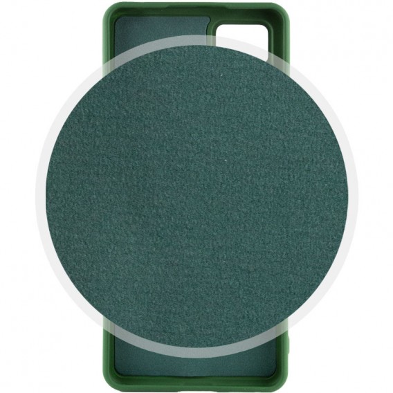 Чехол Silicone Cover Lakshmi Full Camera (A) для Xiaomi Redmi Note 11 Pro 4G/5G / 12 Pro 4G, Зеленый / Dark green
