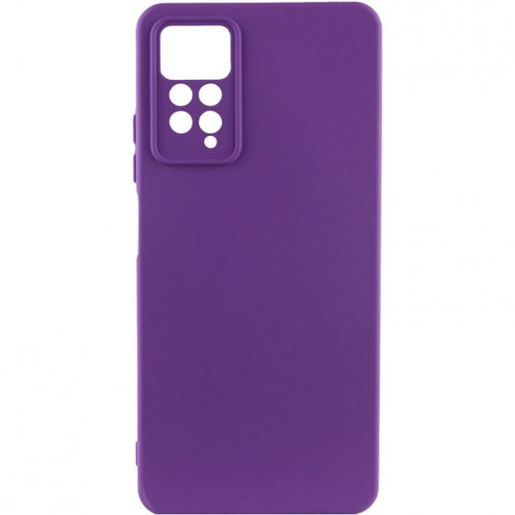 Чехол Silicone Cover Lakshmi Full Camera (A) для Xiaomi Redmi Note 11 Pro 4G/5G / 12 Pro 4G, Фиолетовый / Purple