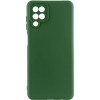 Чехол Silicone Cover Lakshmi Full Camera (A) для Samsung Galaxy M33 5G, Зеленый / Dark green