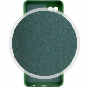 Чехол Silicone Cover Lakshmi Full Camera (A) для Samsung Galaxy M33 5G, Зеленый / Dark green