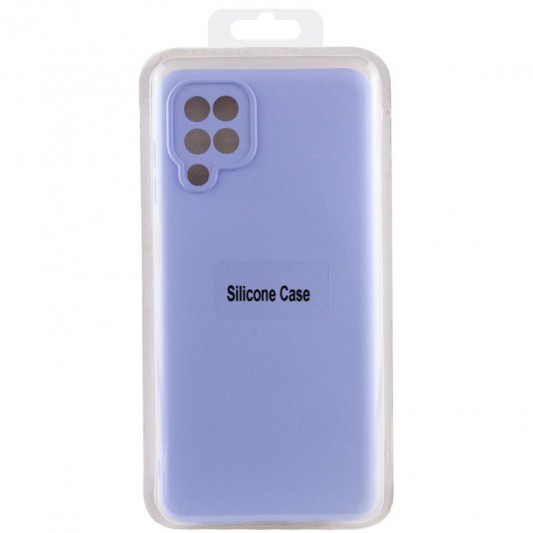 Чехол Silicone Cover Lakshmi Full Camera (A) для Samsung Galaxy M33 5G Сиреневый / Dasheen - изображение 4