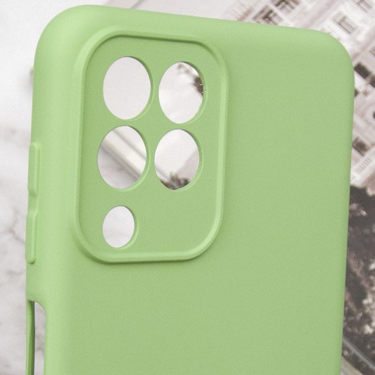 Чехол Silicone Cover Lakshmi Full Camera (A) для Samsung Galaxy M33 5G Зеленый / Pistachio - изображение 4