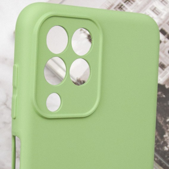 Чохол Silicone Cover Lakshmi Full Camera (A) для Samsung Galaxy M33 5G, Зелений / Pistachio