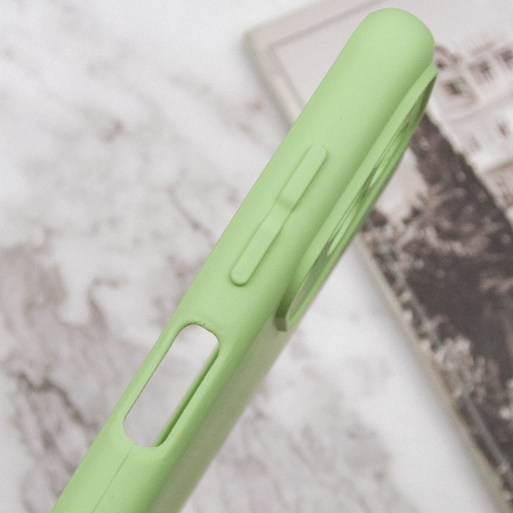 Чохол Silicone Cover Lakshmi Full Camera (A) для Samsung Galaxy M33 5G, Зелений / Pistachio