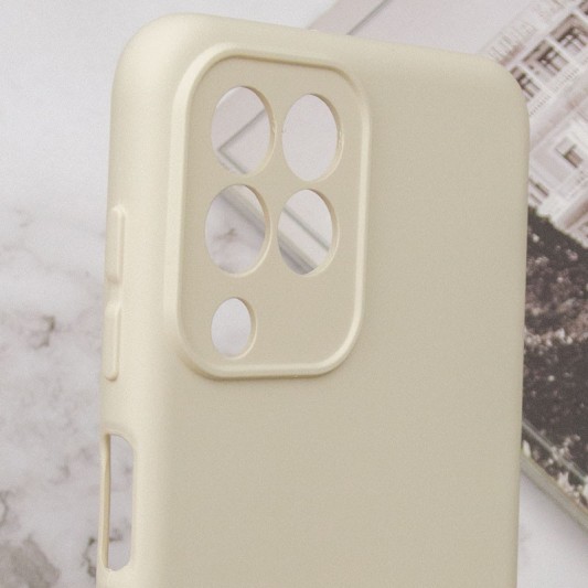 Чехол Silicone Cover Lakshmi Full Camera (A) для Samsung Galaxy M33 5G Песочный / Sand - изображение 4