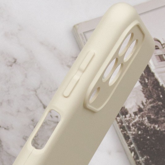 Чехол Silicone Cover Lakshmi Full Camera (A) для Samsung Galaxy M33 5G Песочный / Sand - изображение 5