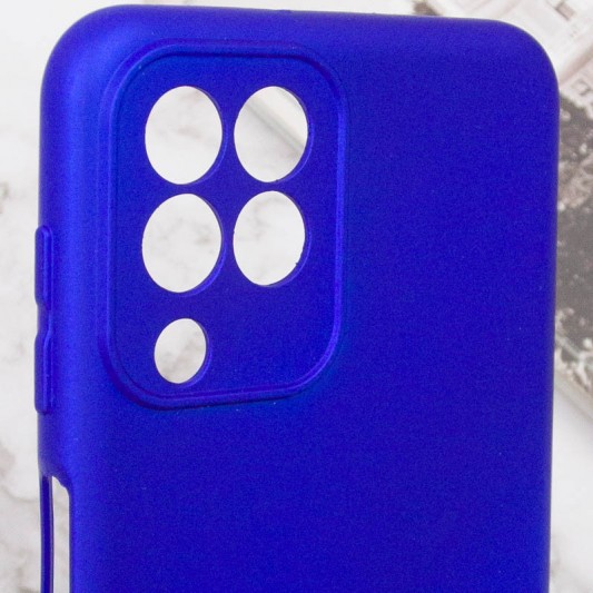 Чехол Silicone Cover Lakshmi Full Camera (A) для Samsung Galaxy M33 5G Синий / Iris - изображение 4