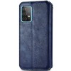 Кожаный чехол книжка GETMAN Cubic (PU) для Samsung Galaxy A23 4G, Синий