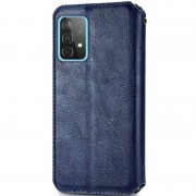 Кожаный чехол книжка GETMAN Cubic (PU) для Samsung Galaxy A23 4G, Синий