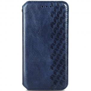 Шкіряний чохол-книжка GETMAN Cubic (PU) для Samsung Galaxy M33 5G Синій