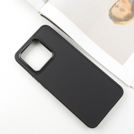 TPU чехол Bonbon Metal Style для Xiaomi Redmi 10C, Черный / Black