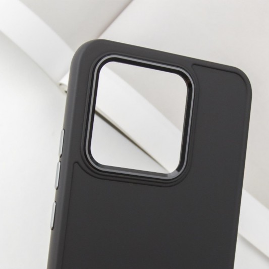 TPU чехол Bonbon Metal Style для Xiaomi Redmi 10C Черный / Black - изображение 5