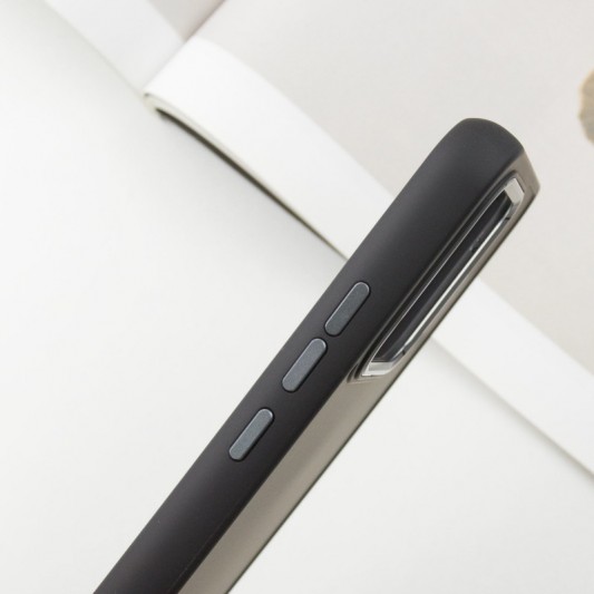 TPU чехол Bonbon Metal Style для Xiaomi Redmi 10C Черный / Black - изображение 7