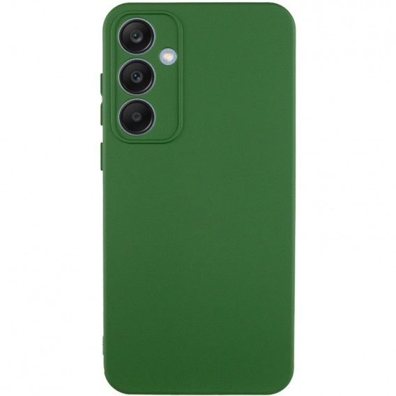 Чохол Silicone Cover Lakshmi Full Camera (A) для Samsung Galaxy A34 5G, Зелений / Dark green