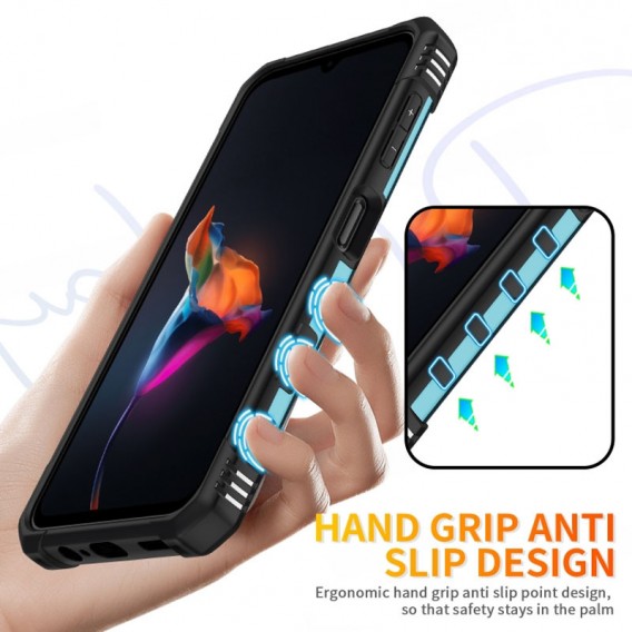 Ударопрочный чехол Pathfinder Ring для Samsung Galaxy A54 5G, Голубой / Light Blue