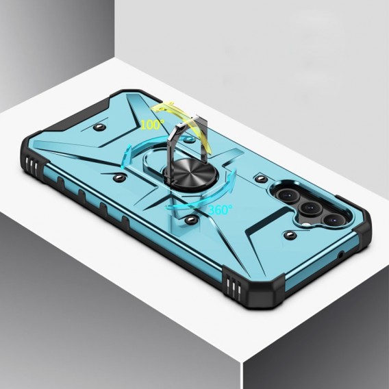 Ударопрочный чехол Pathfinder Ring для Samsung Galaxy A54 5G, Голубой / Light Blue