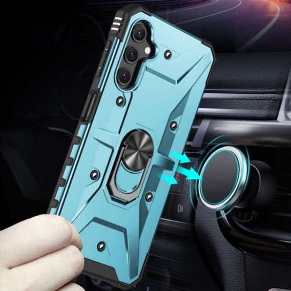 Ударопрочный чехол Pathfinder Ring для Samsung Galaxy A54 5G, Голубой / Light Blue
