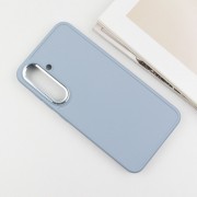 TPU чехол Bonbon Metal Style для Samsung Galaxy S23, Голубой / Mist blue