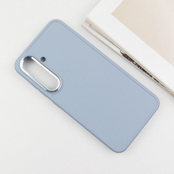 TPU чохол Bonbon Metal Style для Samsung Galaxy S23, Блакитний / Mist blue