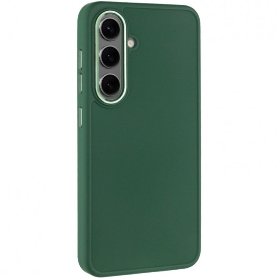 TPU чохол Bonbon Metal Style для Samsung Galaxy S23, Зелений / Army green